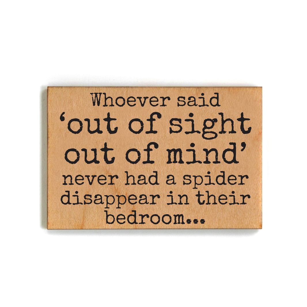 Spider Disappeared in Bedroom - XM215 - Pack Of 6 ( $2.25 Per Magnet)