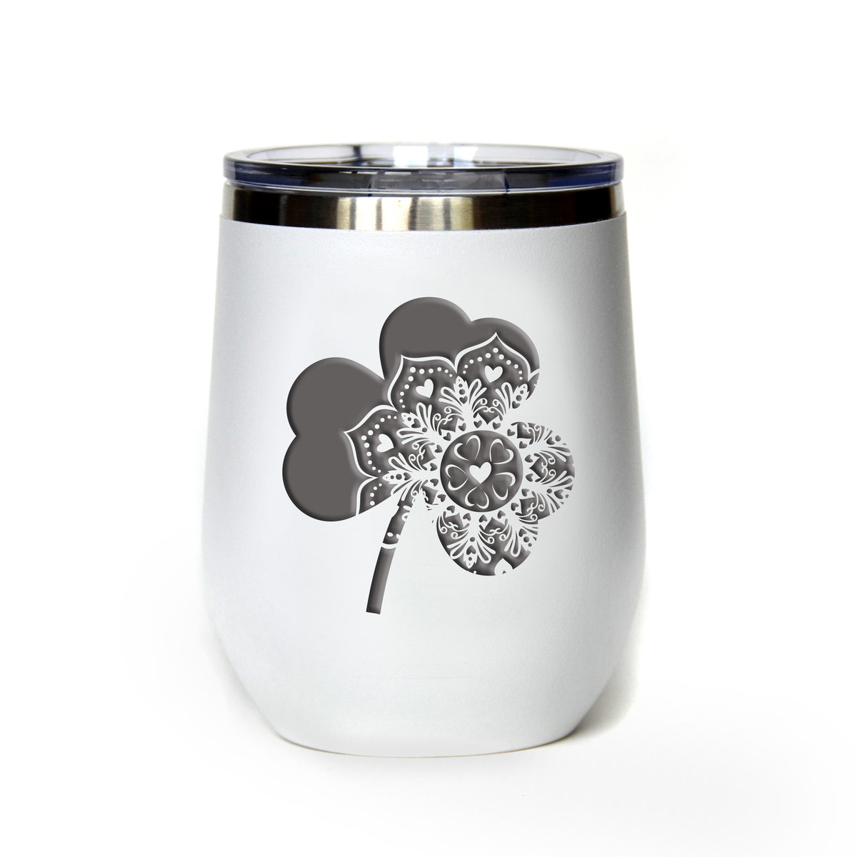 "Shamrock St Patrick's Day" Tumbler Any Size (4 Tumblers Per Pack)