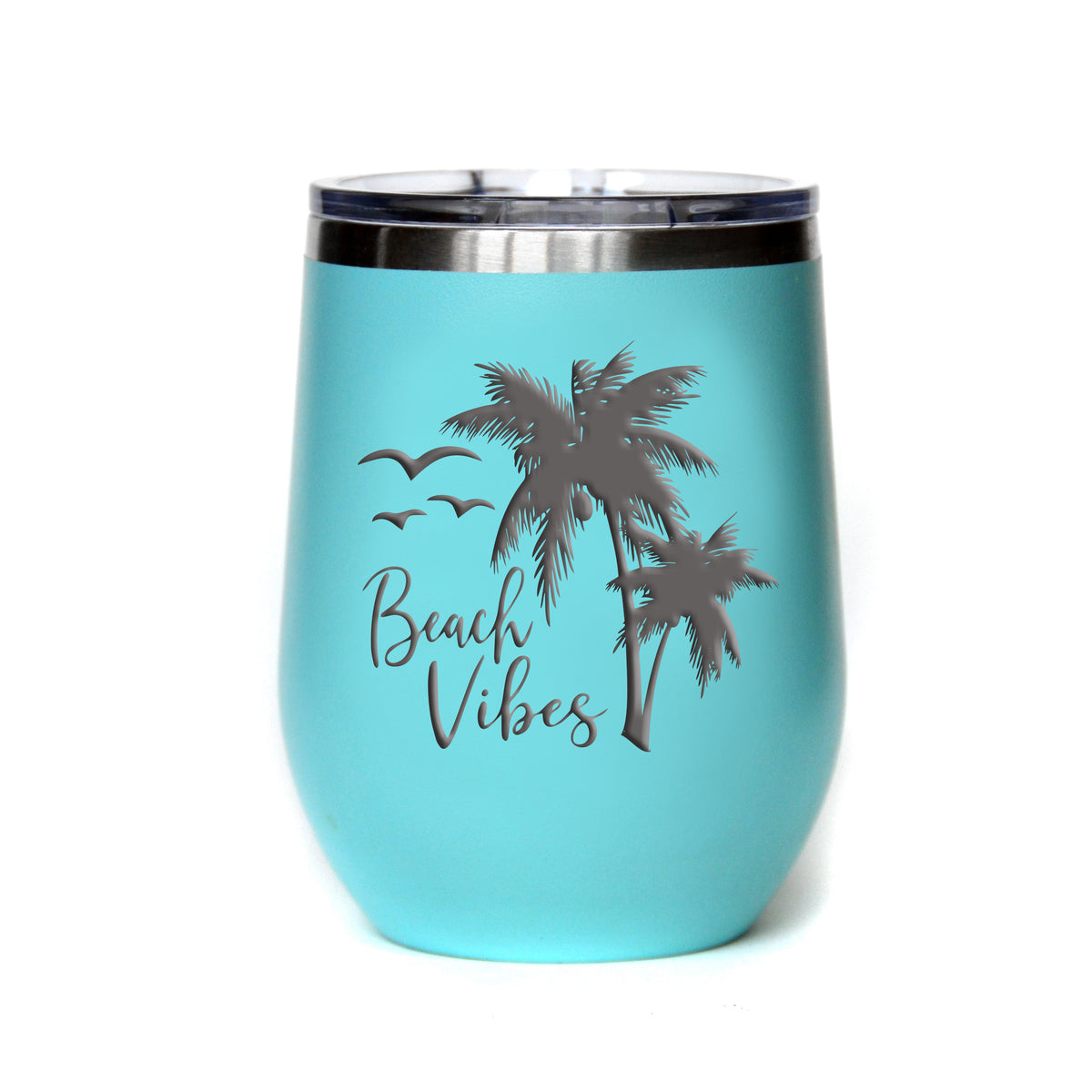 "Beach Vibes" Tumbler Any Size (4 Tumblers Per Pack)