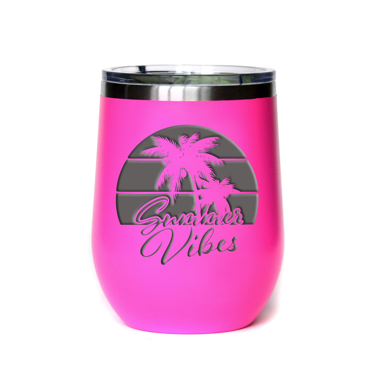 "Summer Vibes" Tumbler Any Size (4 Tumblers Per Pack)