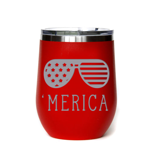 "'Merica" Tumbler Any Size (4 Tumblers Per Pack)