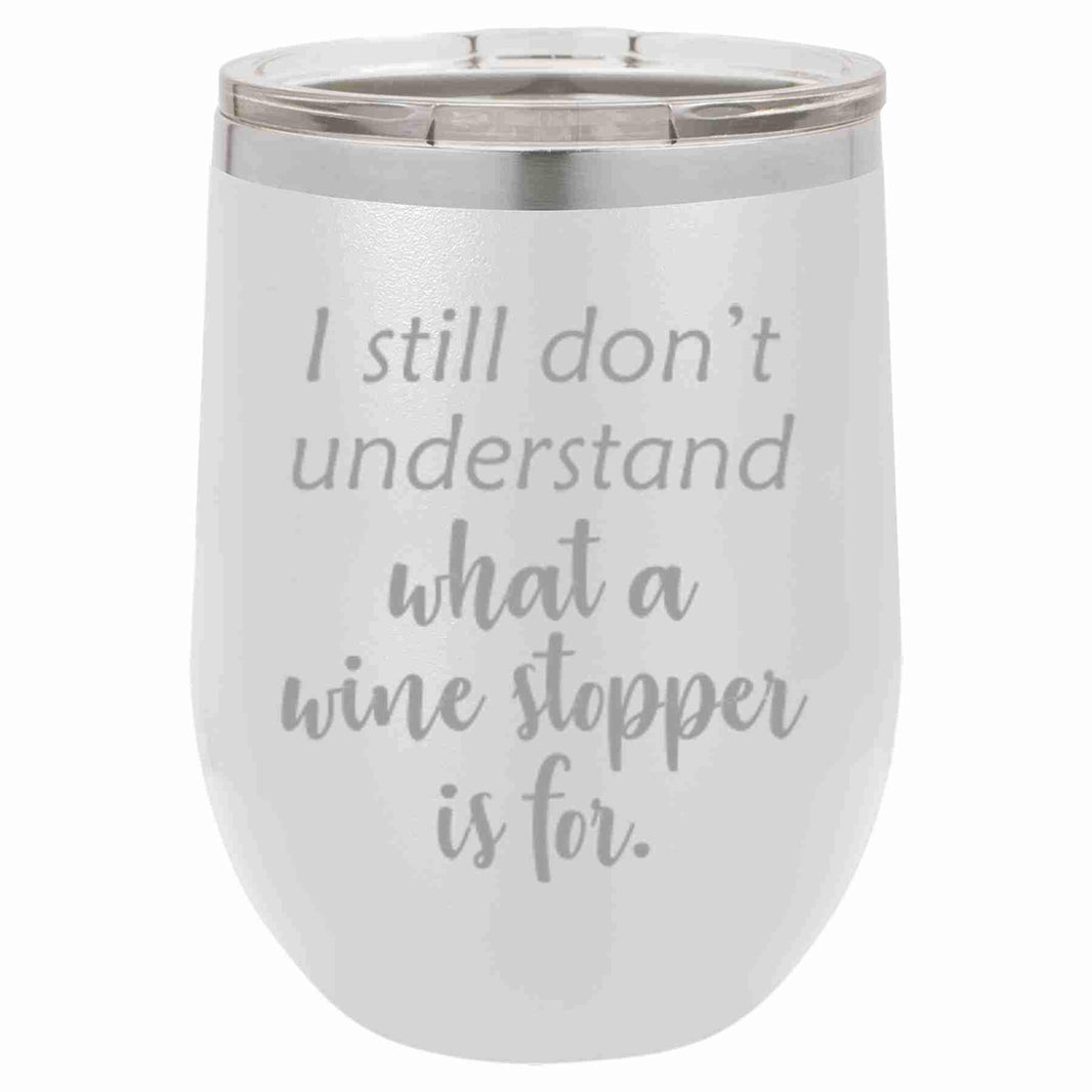 "Wine Stopper" Tumbler Any Size (4 Tumblers Per Pack)