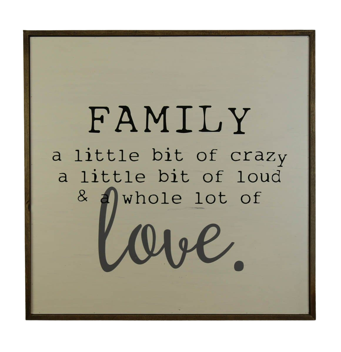 "Family Love" 24x24 Wall Art Sign - MW002 - 2 Per Pack ($50 Ea. Sign)
