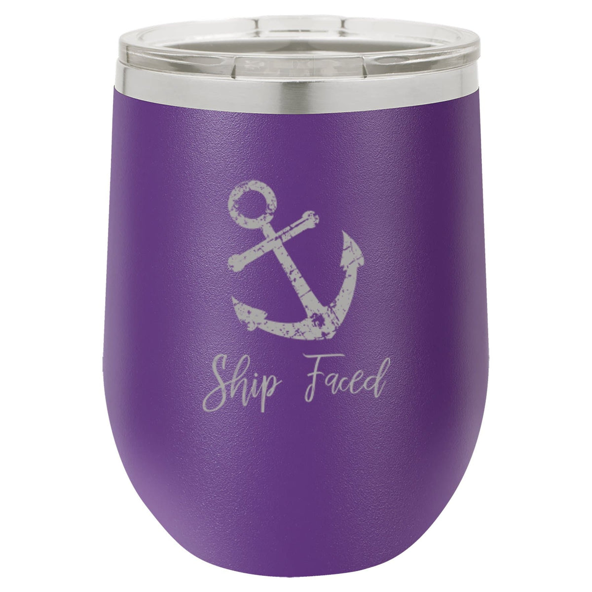 "Ship Faced" Tumbler Any Size (4 Tumblers Per Pack)
