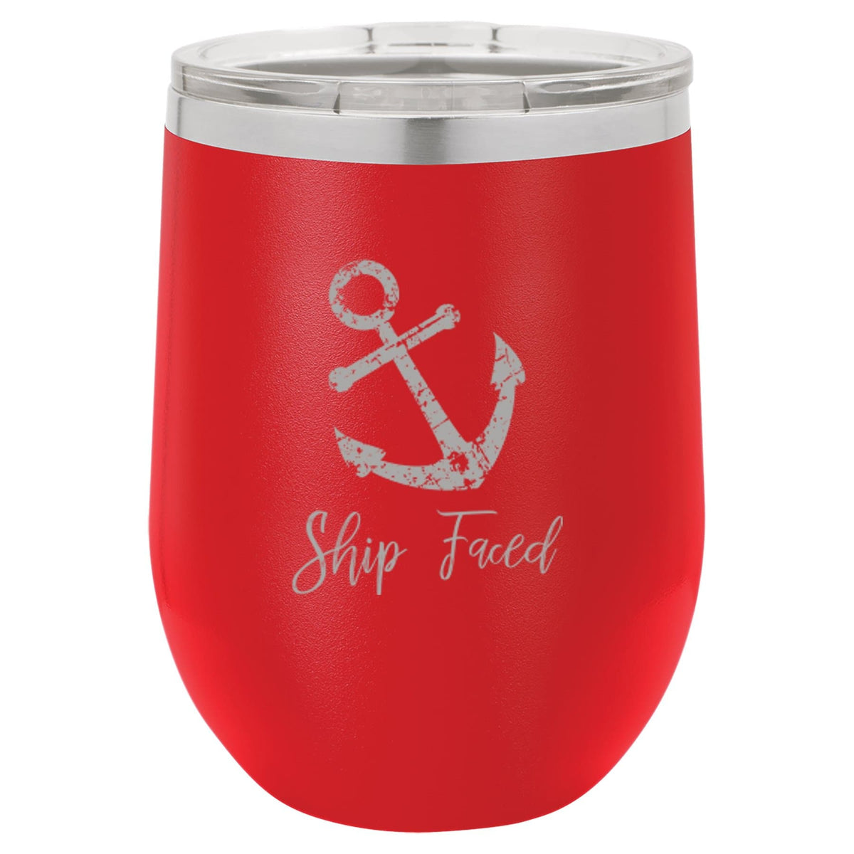 "Ship Faced" Tumbler Any Size (4 Tumblers Per Pack)