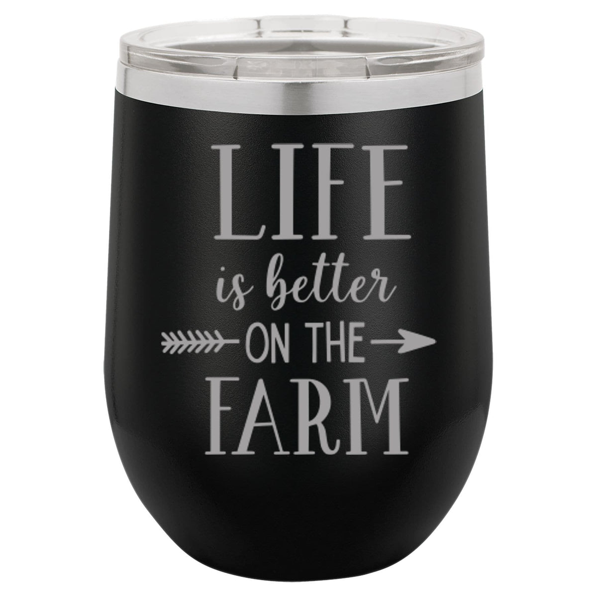 "Life Farm" Tumbler Any Size (4 Tumblers Per Pack)