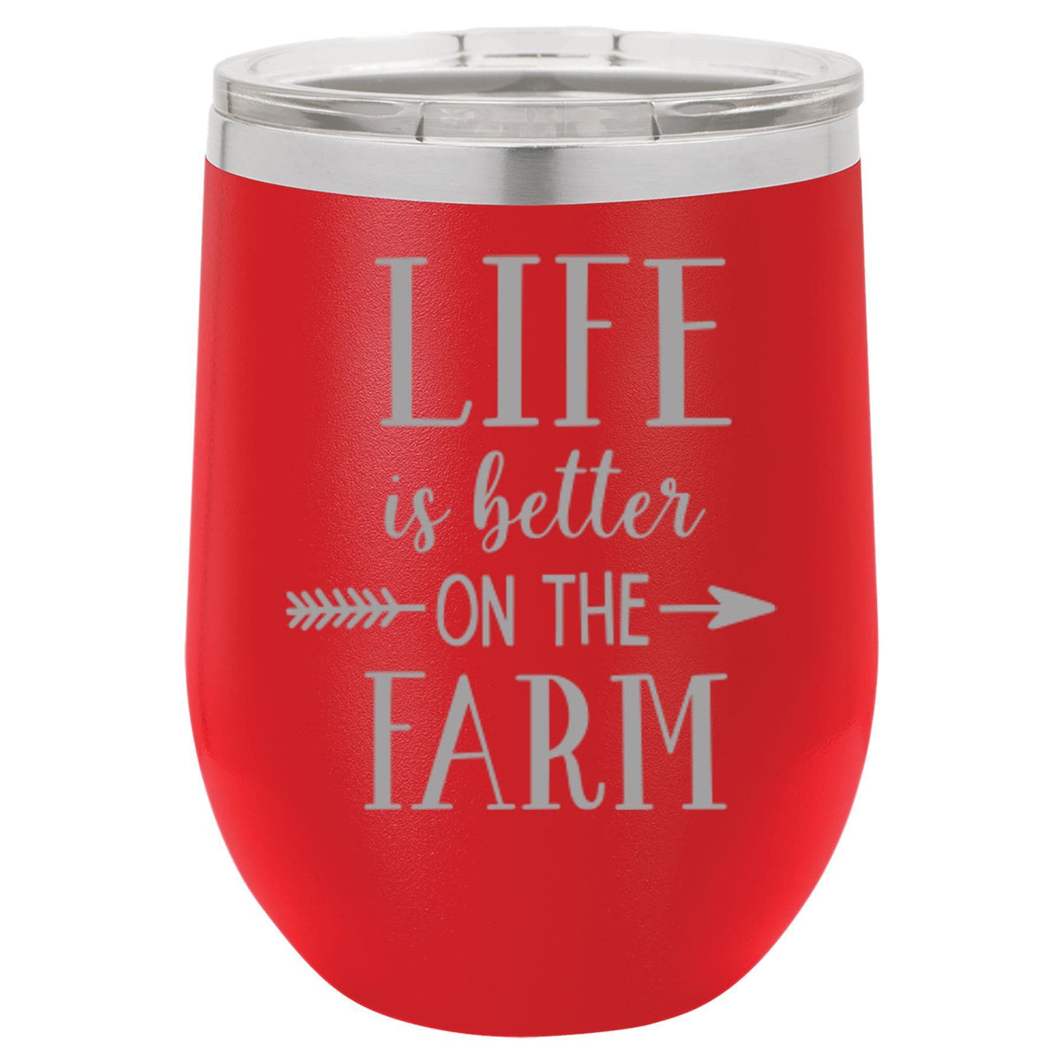 "Life Farm" Tumbler Any Size (4 Tumblers Per Pack)