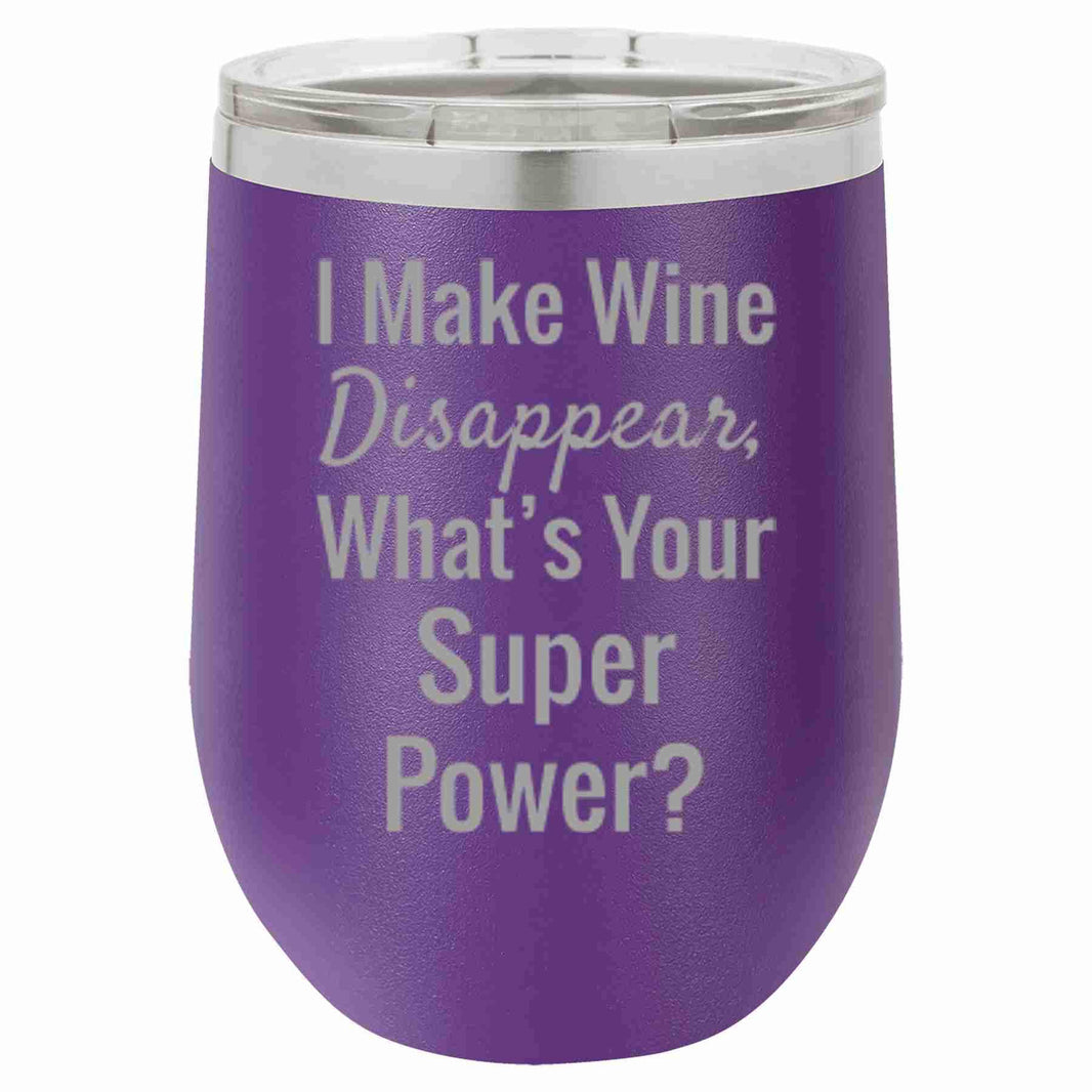 "Super Power" Tumbler Any Size (4 Tumblers Per Pack)