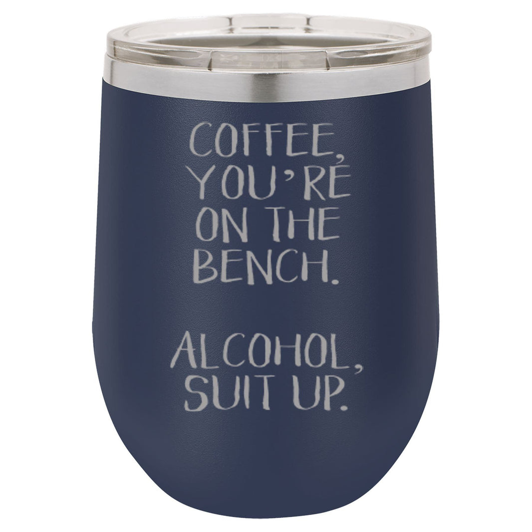 "Coffee Bench" Tumbler Any Size (4 Tumblers Per Pack)