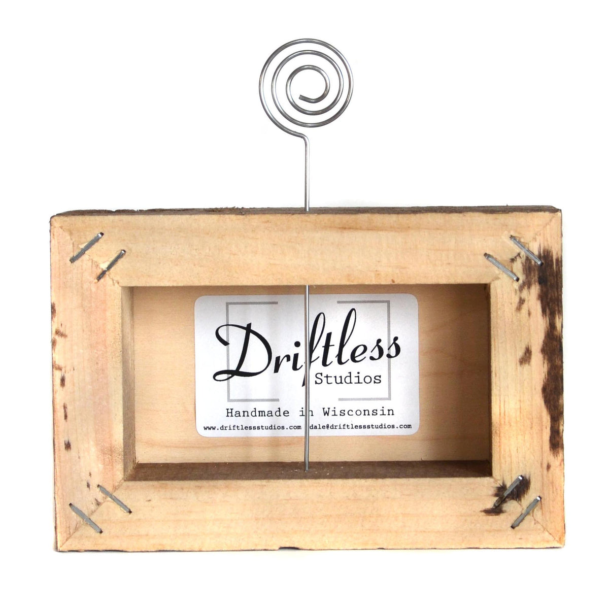 "Best Friends" Wood Sign w/Wire Picture Holder - AW016 - Driftless Studios
