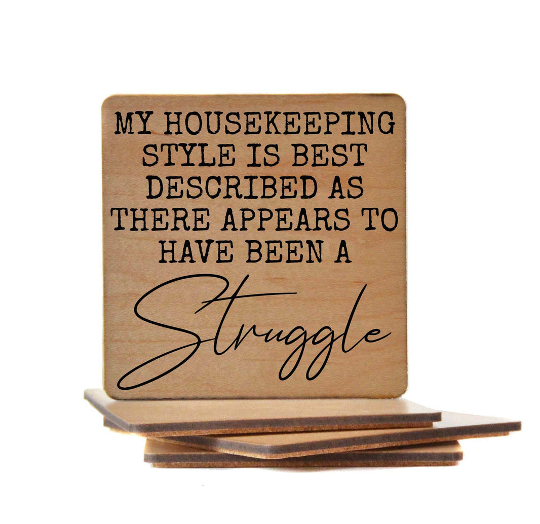 MY HOUSEKEEPING STYLE Coaster- COA028 - 4 Per Pack ($3.25 Per Coaster)