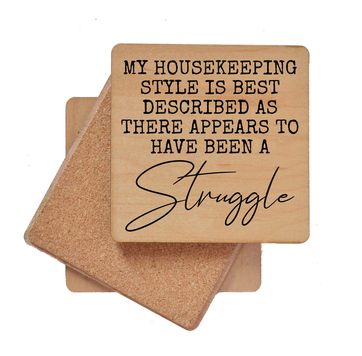MY HOUSEKEEPING STYLE Coaster- COA028 - 4 Per Pack ($3.25 Per Coaster)