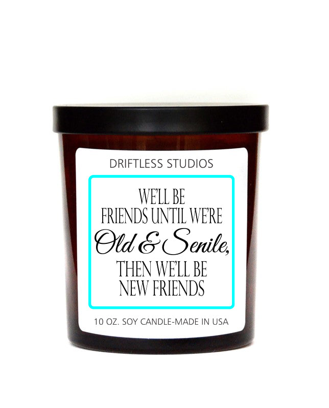 (Case Of 3 Candles) $8.95 Ea. - Old & Senile Funny Candles - Endless Summer Scent