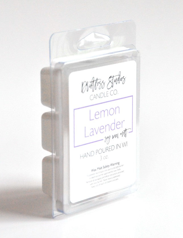 Lemon Lavender Soy Wax Melts - 3oz.