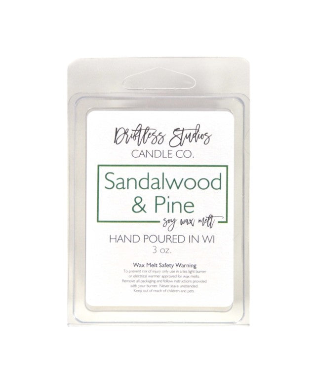 Sandalwood & Pine Soy Wax Melts - 3oz.