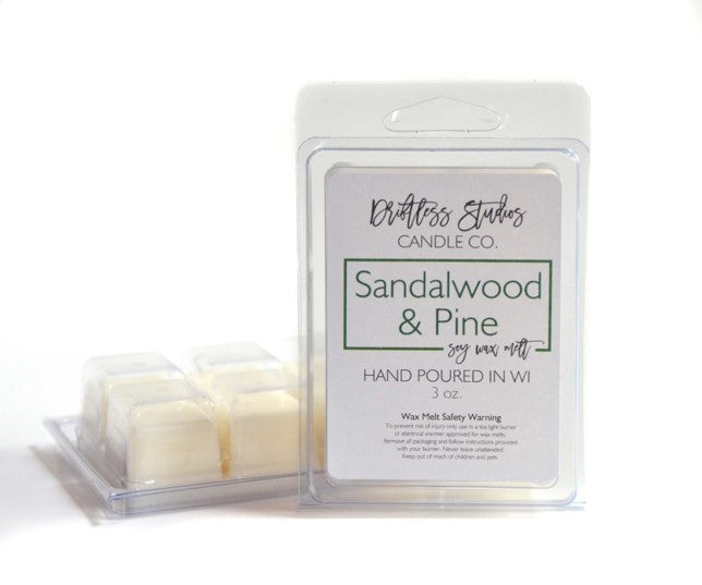 Sandalwood & Pine Soy Wax Melts - 3oz.