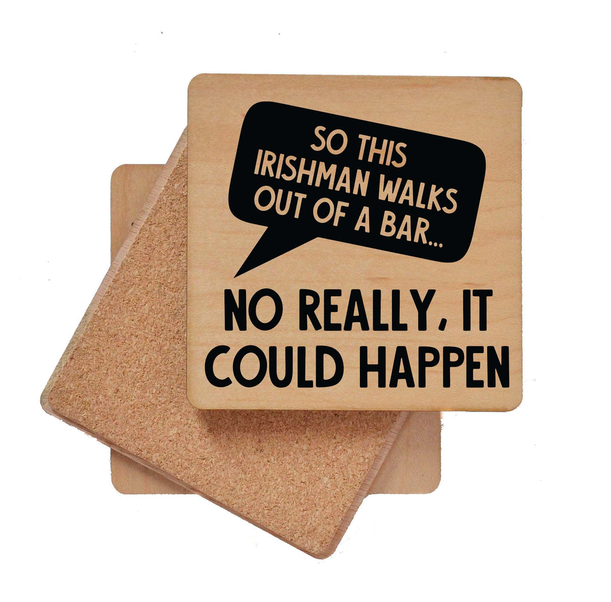 So This Irishman Walks Coaster- COA048 - 4 Per Pack ($3.25 Per Coaster)