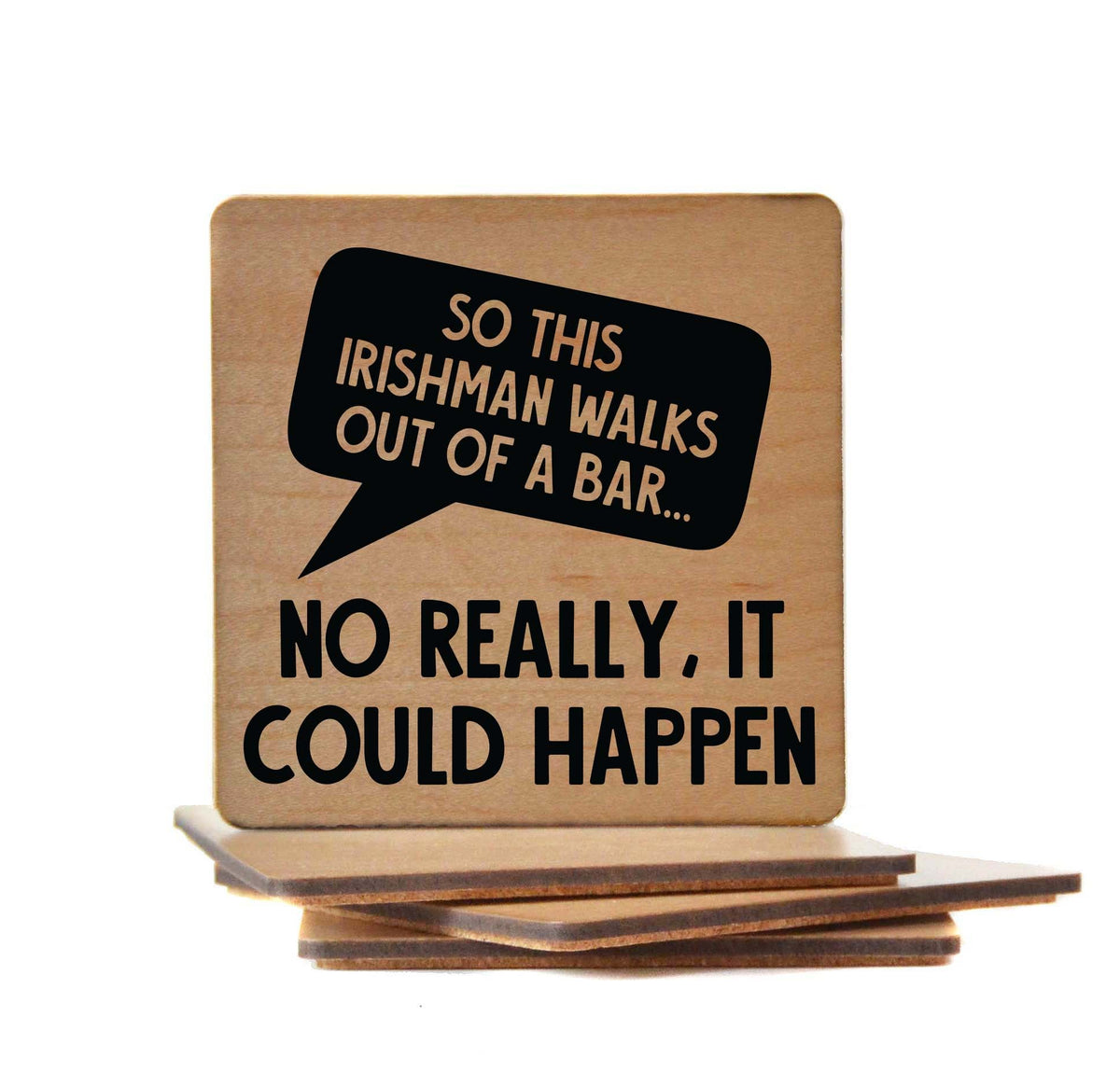So This Irishman Walks Coaster- COA048 - 4 Per Pack ($3.25 Per Coaster)