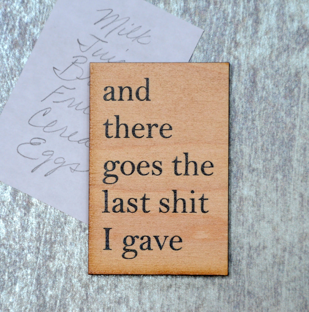 And There Goes The Last Shit I Gave Magnet - XM011 - Driftless Studios