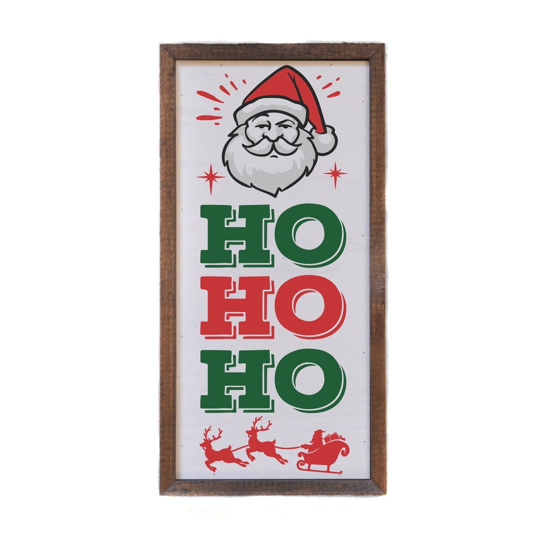 "Ho Ho Ho" 12x6  Sign - DW042 - 2 Per Pack ($10.00 Per Sign)