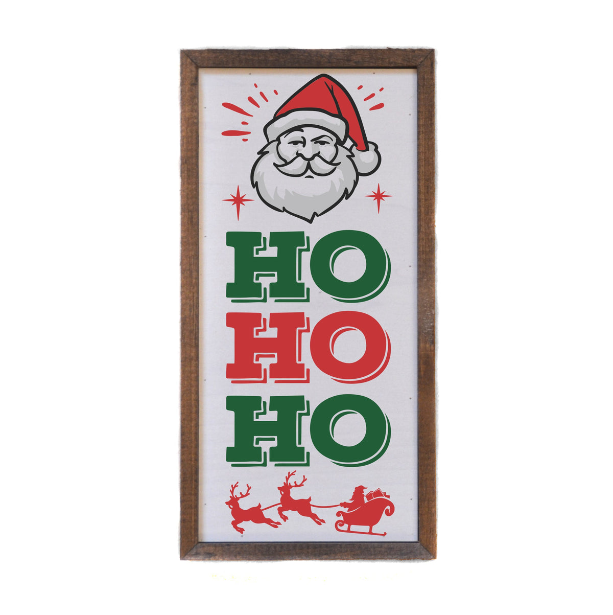 "Ho Ho Ho" 12x6  Sign - DW042 - 2 Per Pack ($10.00 Per Sign)