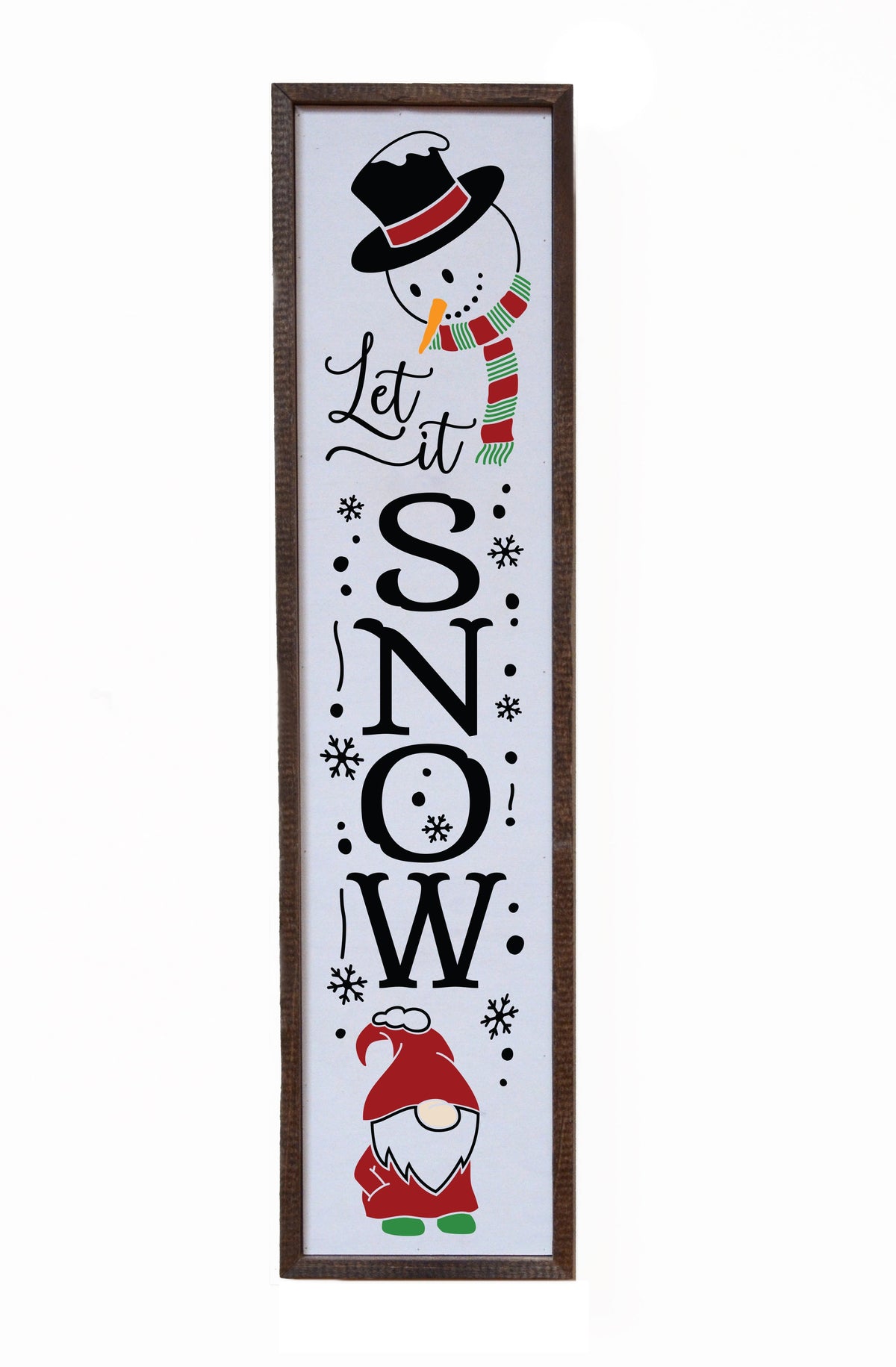 "Let it SNOW" 24x6  Sign - FW025 - 2 Per Pack ($14.00 Per Sign)
