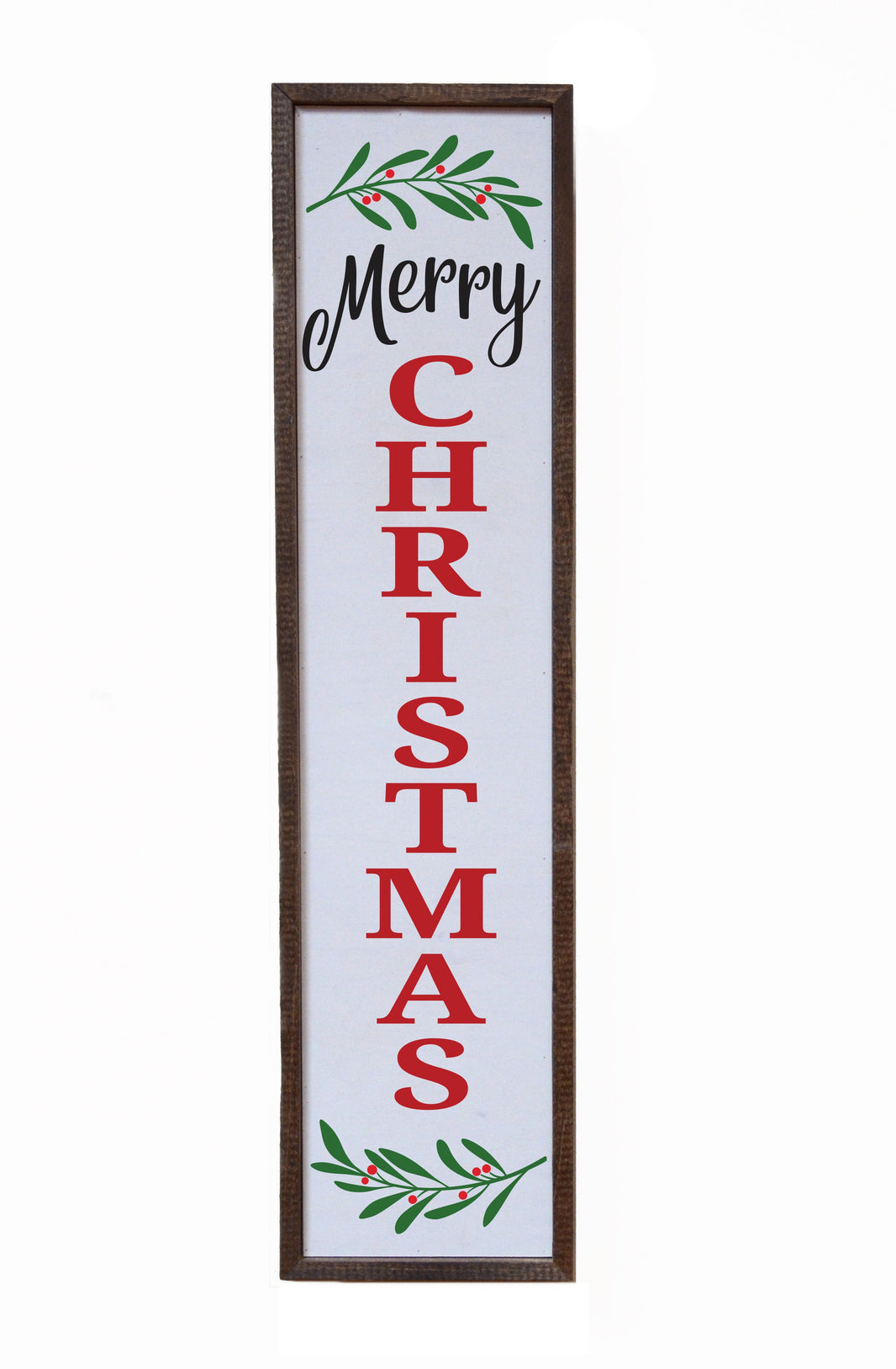 "Merry Christmas" 24x6  Sign - FW026 - 2 Per Pack ($14.00 Per Sign)