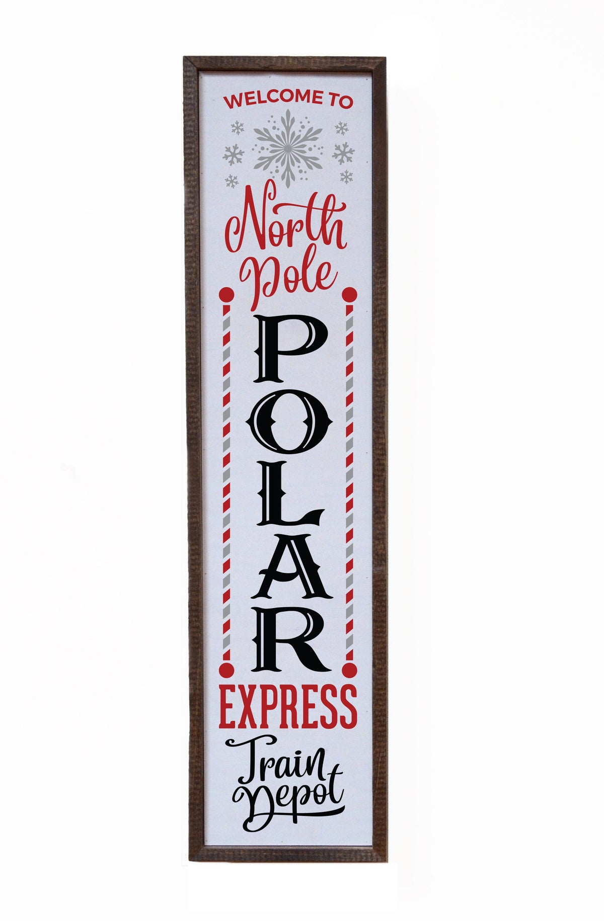 "North Pole Polar Express" 24x6  Sign - FW027 - 2 Per Pack ($14.00 Per Sign)