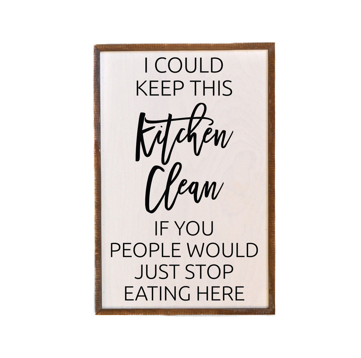 "Kitchen Clean" 12x18  Sign - GW032 - 2 Per Pack ($18.00 Per Sign)