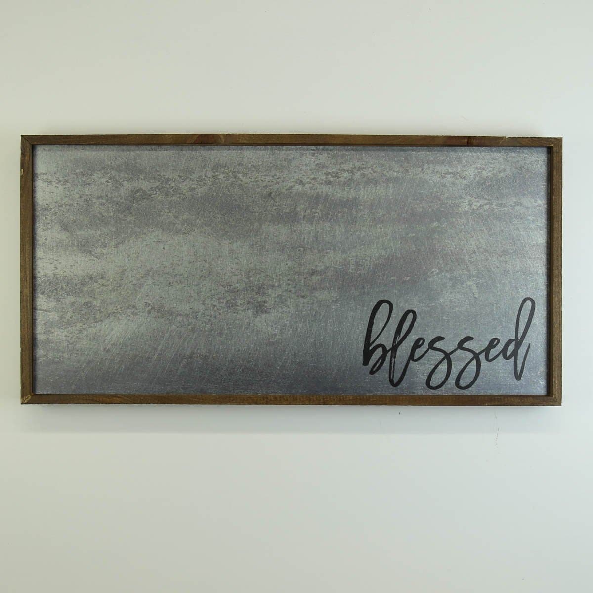 "Blessed" 12x24 Metal Sign & Magnet Board - HG008 - Driftless Studios