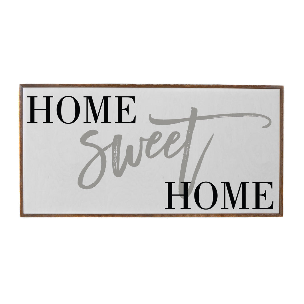 "Home Sweet Home" Wood Sign - PW016 - Driftless Studios