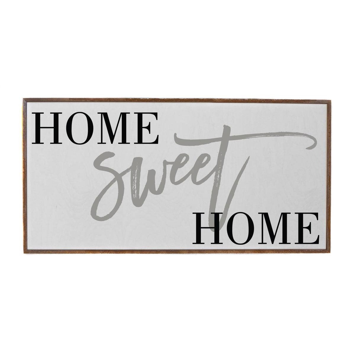 "Home Sweet Home" Wood Sign - PW016 - Driftless Studios