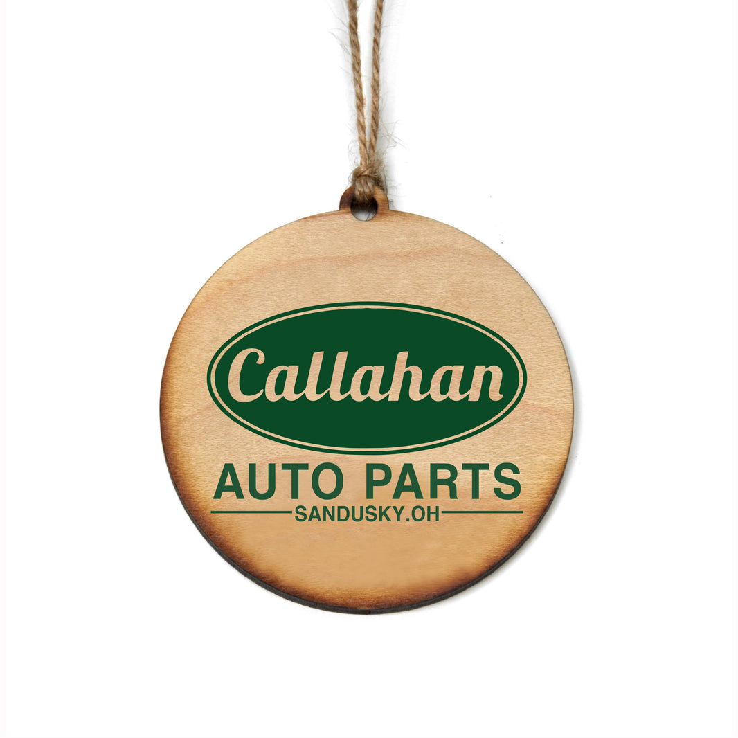 "Callahan Auto Parts" Christmas Ornament - WW066 - 6 Per Pack ( $2.95 Per Ornament)
