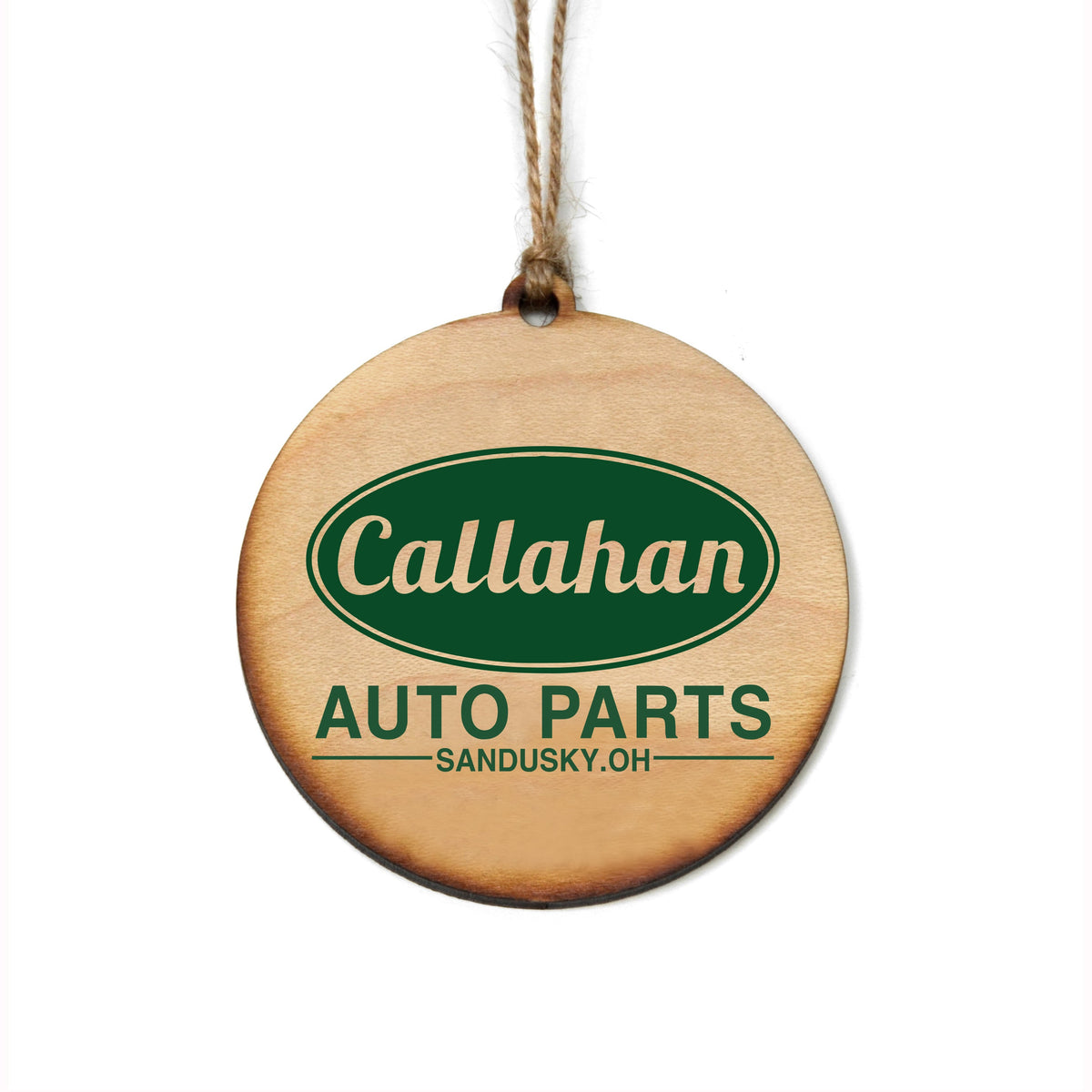 "Callahan Auto Parts" Christmas Ornament - WW066 - 6 Per Pack ( $2.95 Per Ornament)