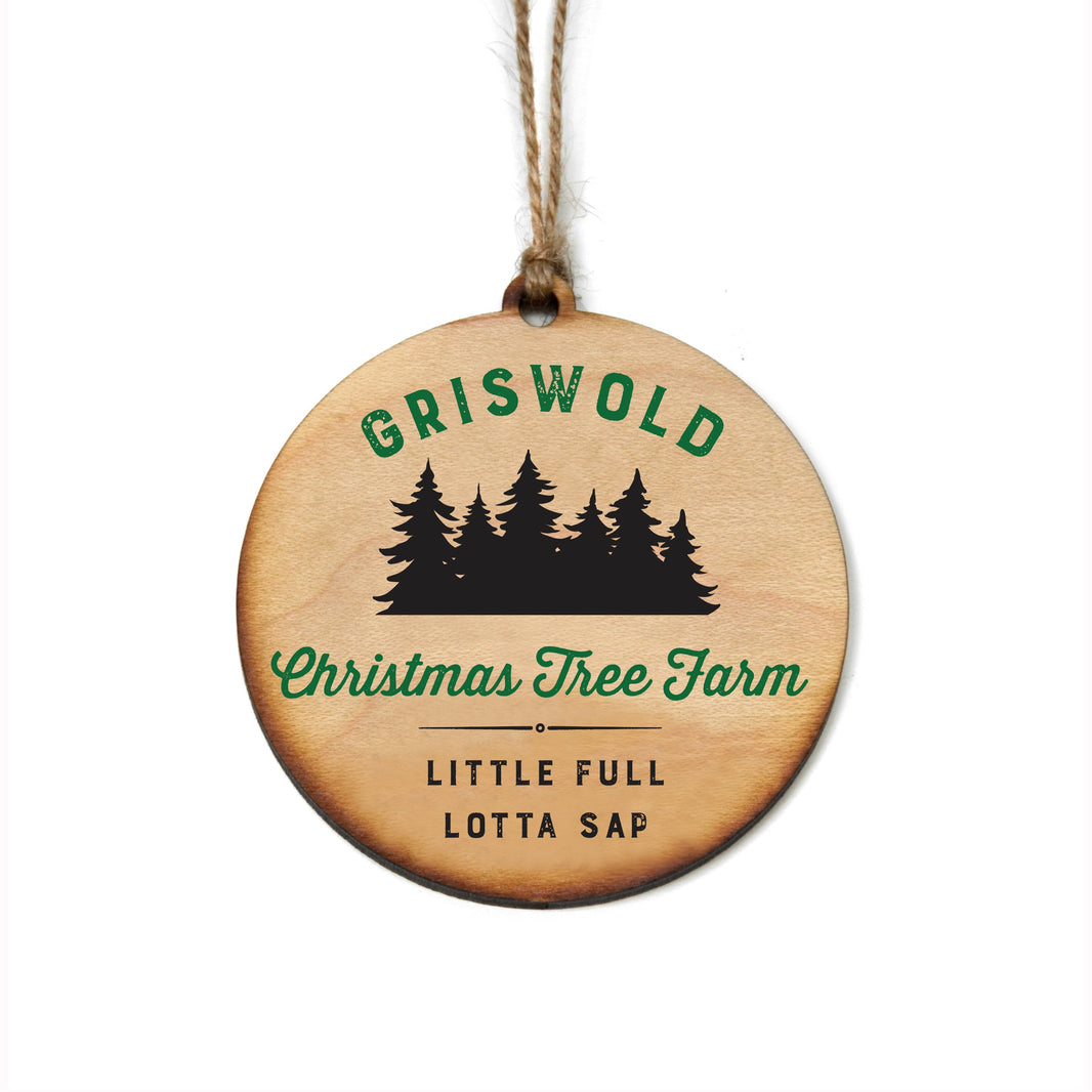 "Griswold Christmas Tree Farm" Christmas Ornament - WW093 - 6 Per Pack ( $2.95 Per Ornament)