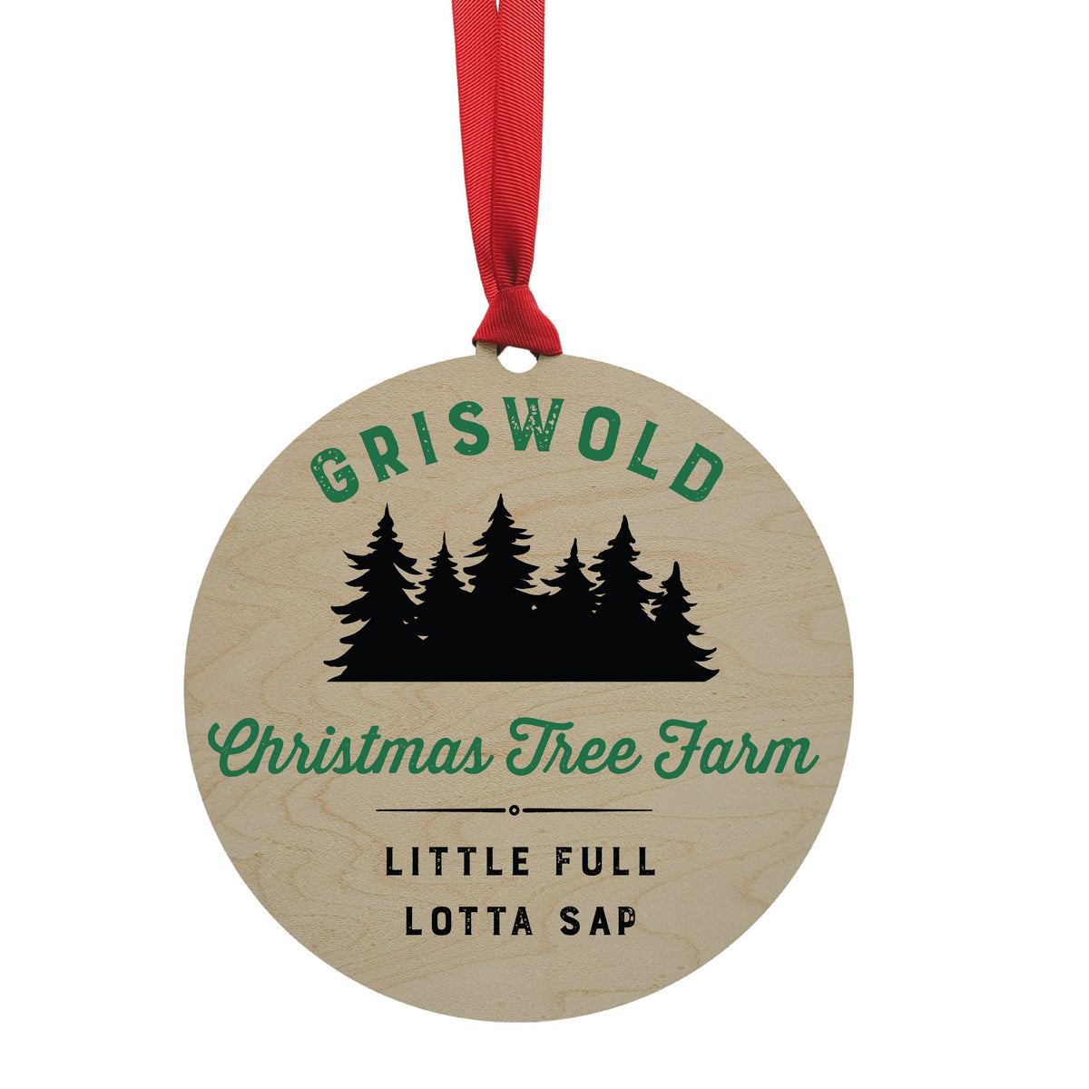 "Griswold Christmas Tree" Mantle or Wreath Ornament - WXL011 - 4 Per Pack ($4.95 Ea. Ornament)