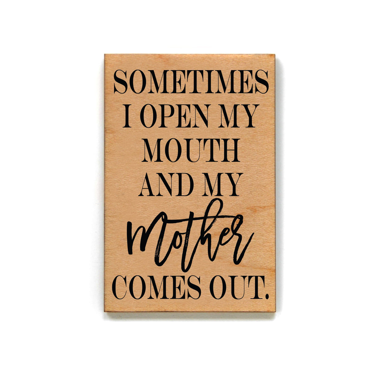 Sometimes I Open My Mouth And Magnet - XM024 - Driftless Studios