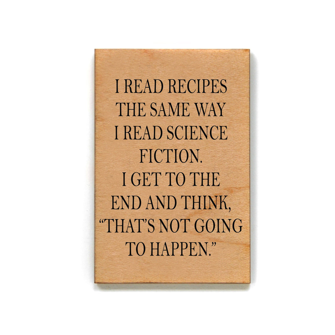 I read recipes the same way. Magnet - XM044 - Driftless Studios