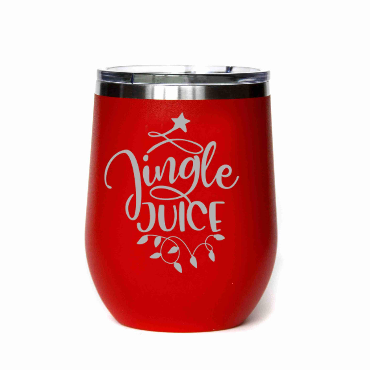 "Jingle Juice" Tumbler Any Size (4 Tumblers Per Pack)