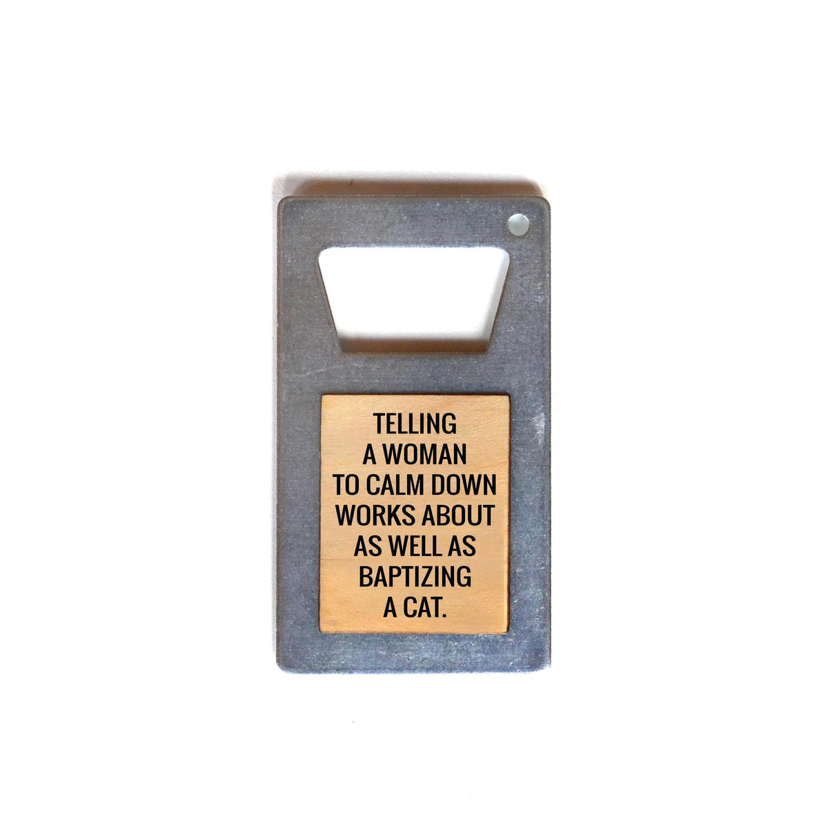 " Baptizing A Cat" Bottle Opener - ZM013 - 6 Per Pack ($3.75 Ea. Opener)
