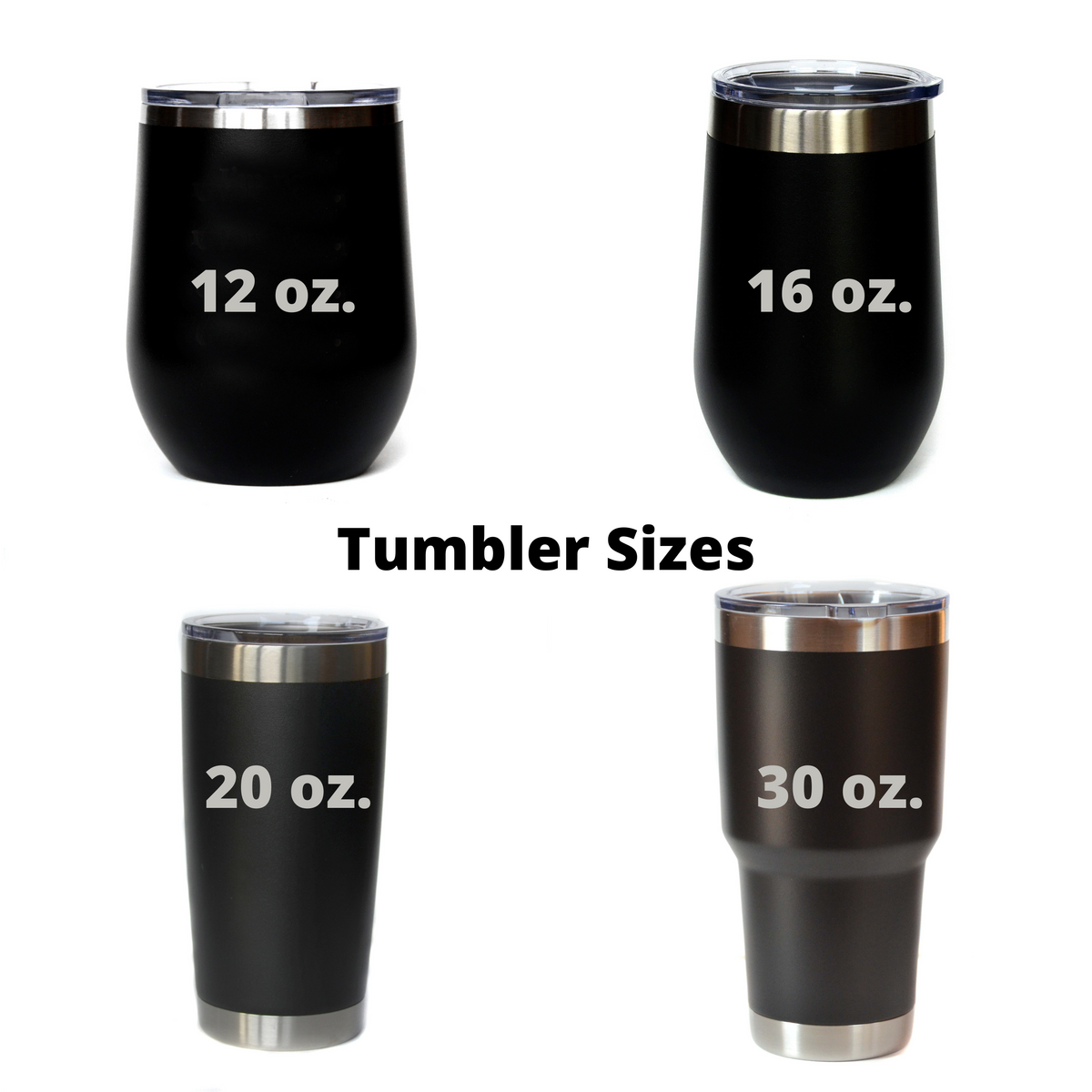 "Improve with Wine" Tumbler Any Size (4 Tumblers Per Pack)